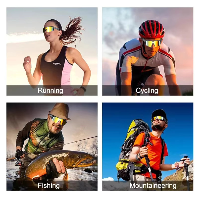 Luxuglow Bluetooth Smart Sonnenbrille mit Audio-Funktion und Headset für Sport und Radfahren in Blau - Bild 6