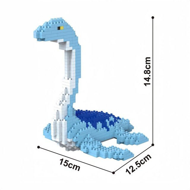 Linyi toy T-Rex Plesiosaurier Dinosaurier Bausteine ab 14 Jahren - Bild 1