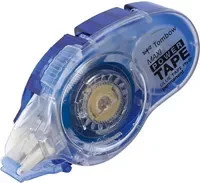 Tombow Kleberoller MONO Maxi Power Tape transparent mit blauen Punkten - Bild 1