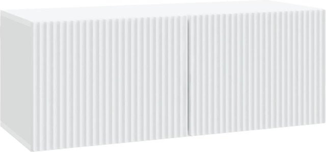 vidaXL Wandmontierter TV-Schrank Weiß Modern aus Holzwerkstoff B/H/T: 78,5 x 31 x 30 cm - Bild 1