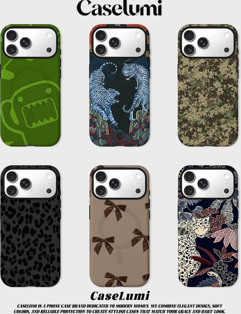 CaseLumi Matte Bumper MagSafe Hülle für iPhone 17 16 15 14 13 Pro Max Stoßfeste Harte PC Abdeckung in Grün - Bild 1