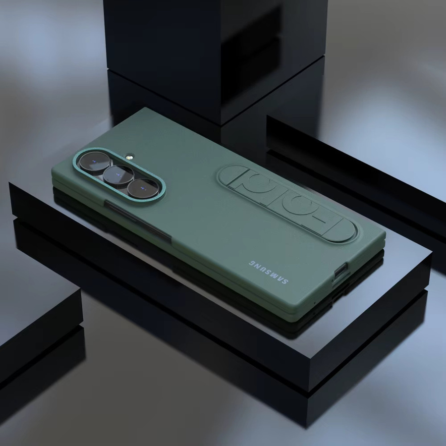 Samsung Galaxy Z Fold7 Schutzhülle mit faltbarem Standfuß in Grün - Bild 4