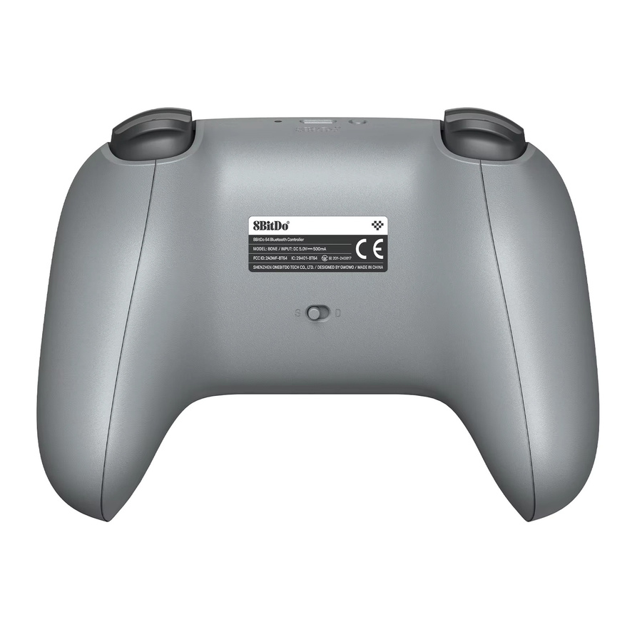 8Bitdo Bluetooth Gamepad 64 in Grau für Analogue 3D, Nintendo Switch, Windows und Android - Bild 2