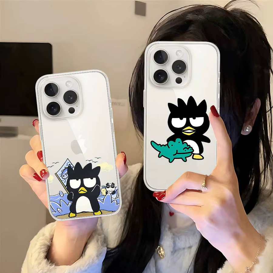 Kawaii B-Badtz-Maru Handyhülle für Apple iPhone 11 bis 17 Pro Max Mini, transparente weiche Bumper Cover Case - Bild 2