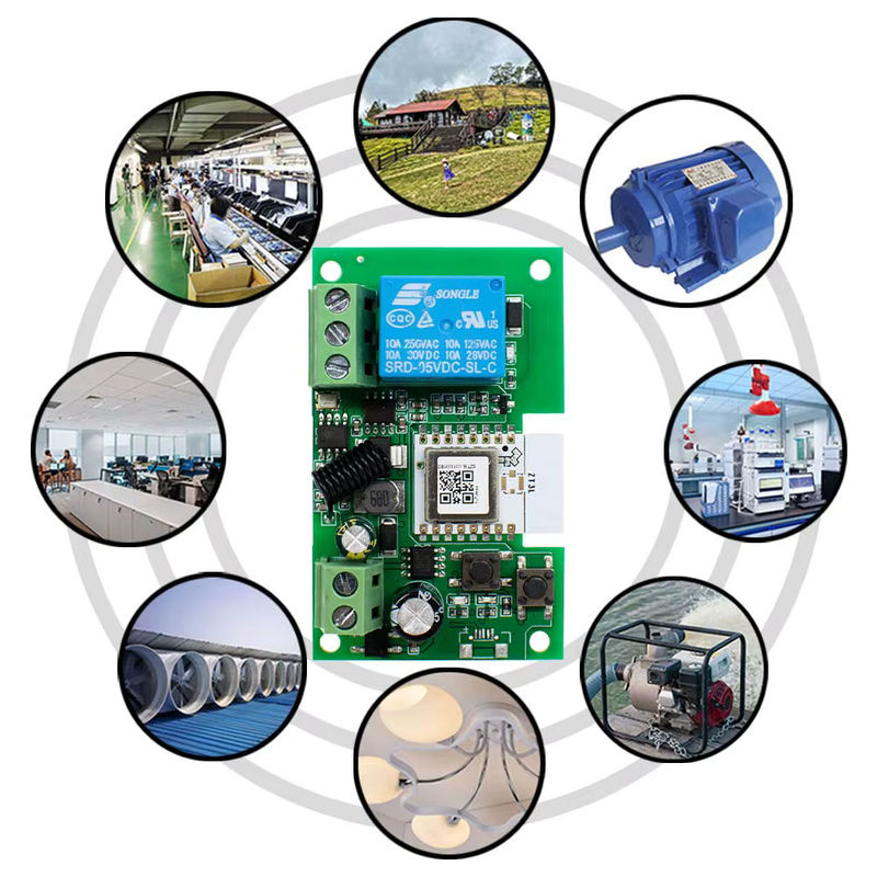 Scimagic-RC Zigbee Smart Switch 1-Kanal-Relais Automatisierungsmodul in Grün, kompatibel mit Alexa, Google Assistant und Tuya App, 10A, 7-32V / 85-250V - Bild 5
