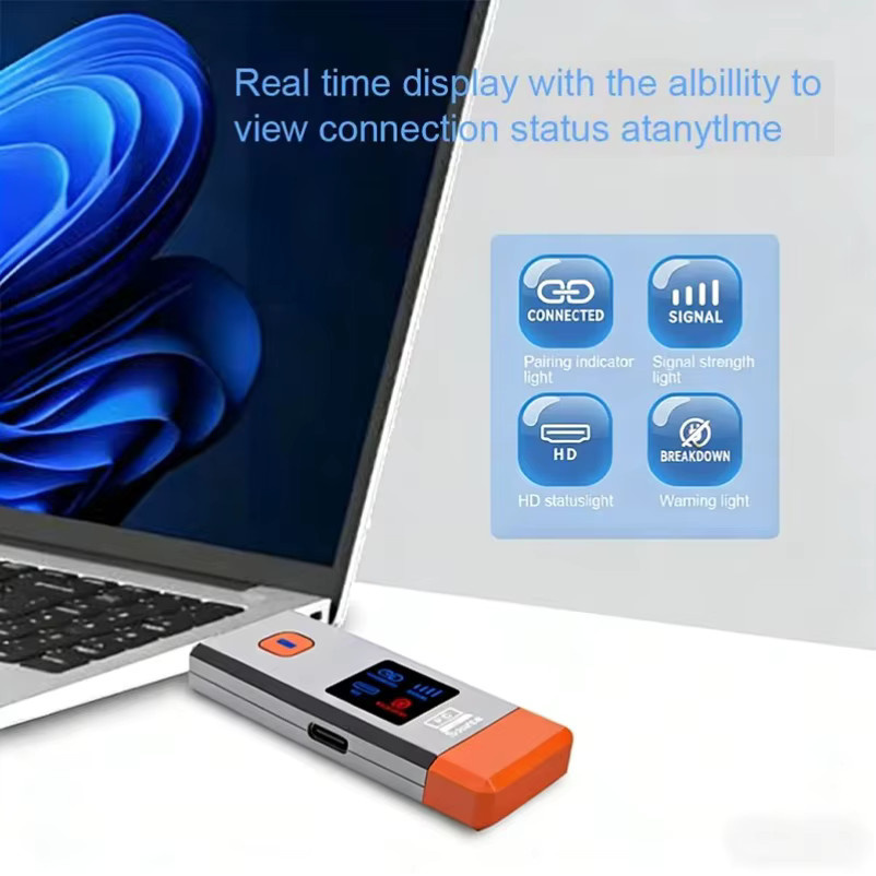 VIKEFON Wireless HDMI Transceiver Extender Set Full HD 1080P mit Wi-Fi Video-Sender und Empfänger für PC und TV - Bild 2