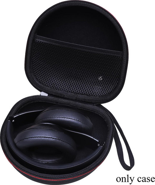 Harte Kopfhörerhülle von BERIBES für Over-Ear-Kopfhörer wie TOZO, KVIDIO, Beats und Soundcore Anker in Schwarz oder Pink - Bild 1