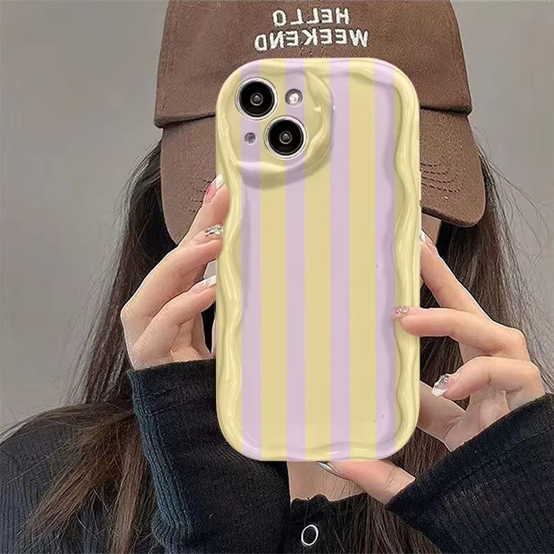 Schlichte Handyhülle mit vertikalen Streifen für Xiaomi Redmi Note 15 14 13 12 Pro Plus 5G 15C 14C 13C 11 10 Pro 10S 4G A1 A2 in Multicolour - Bild 3