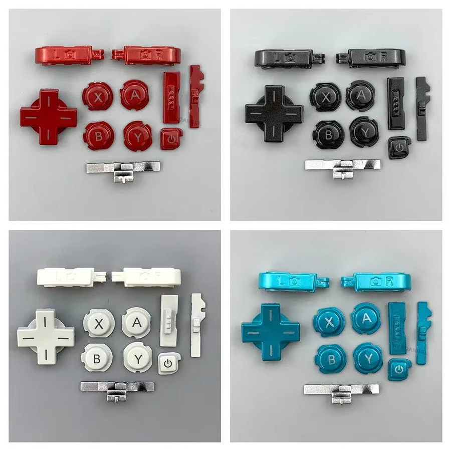 Nintendo 3DS Zubehör ABXY-Tasten Komplettset mit D-Pad und Ein/Aus-Schalter in Schwarz - Bild 2