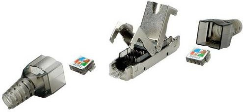 Value Netzwerk Adapter CAT 6a Ethernet LAN in Silber - Bild 1