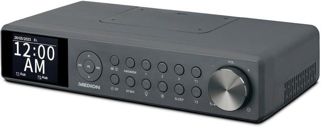 Medion LIFE P66750 Küchenradio in Grau mit DAB+ und Bluetooth sowie FM - Bild 1