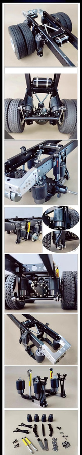 Tamiya 1/14 RC Truck 4-Airbag Suspension System, Zubehör, 1:14 - Bild 5