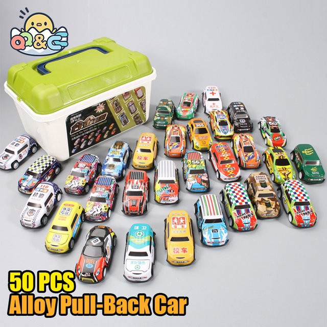 CONUSEA Mini Car Set Inertia Pull Back Cars 20-50-teiliges Set Bunt / Mehrfarbig - Bild 1