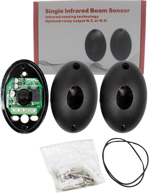 Scimagic-RC DC/AC 12-24V Sensor-Alarm Infrarot-Lichtschranke IP55 wasserdicht für Schwenk-, Schiebe- und Garagentore - Bild 1