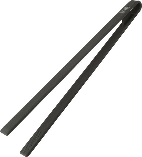 Fackelmann Küchenzange aus Silikon und Metall, Schwarz, Länge: 20 cm - Bild 1
