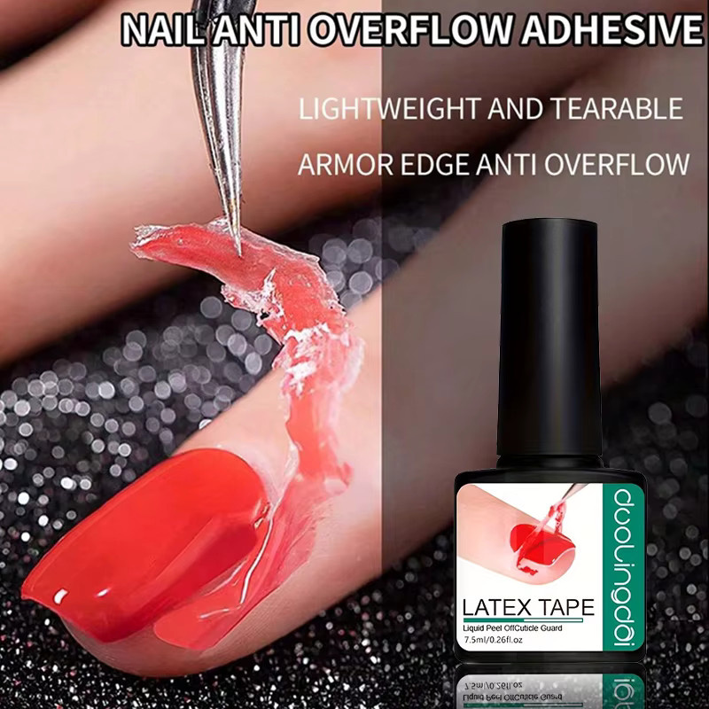 DUOLINGDAI Peel-Off-Nagelbarriereflüssigkeit, 7,5 ml, Unisex - Bild 2
