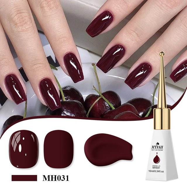 Mtssii Gel-Nagellack, Kaffeebraun, 10 ml, glänzend - Bild 1