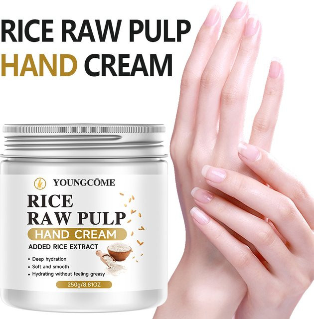 YOUNGCOME Rice Raw Pulp Handcreme mit Reisextrakt, 250g, Unisex - Bild 1