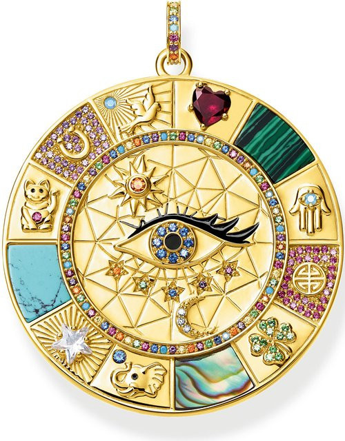 Thomas Sabo Charm Anhänger Amulett, 925 Silber, Zirkonia, Damen - Bild 1