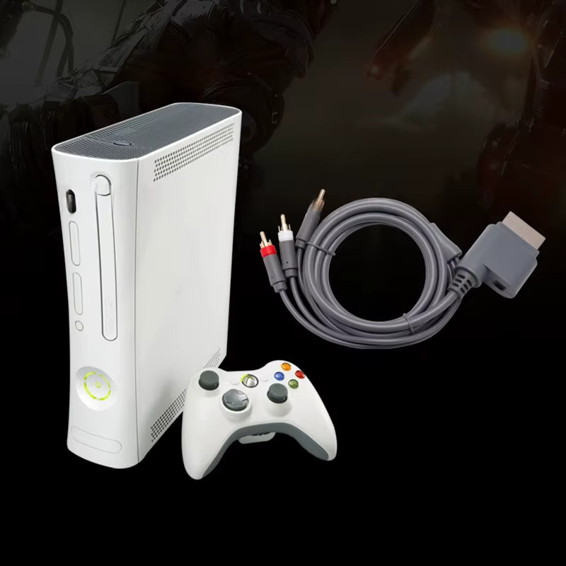 Microsoft Xbox 360 AV-Kabel für die Spielkonsole, grau, Länge: 1,8 m - Bild 2