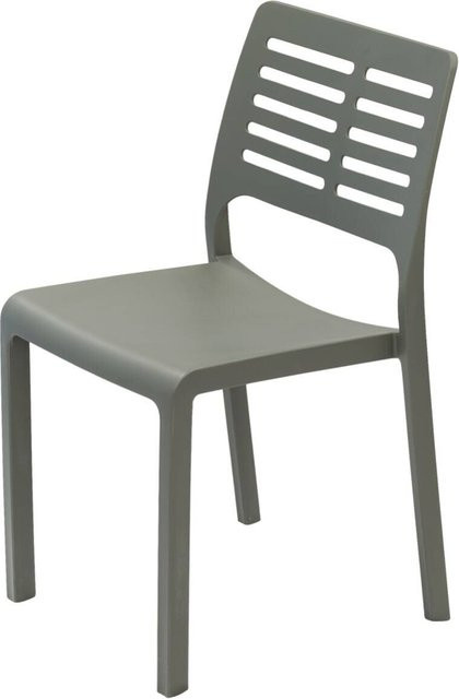 ProGarden Stapelstuhl Mistral aus Kunststoff in Mint mit modernem Design für Garten, Balkon und Terrasse - Bild 1