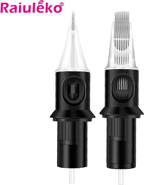 Raiuleko Tattoo Nadel Patronen, Semi-Permanent Augenbraue Make-Up Nadeln - Bild 1