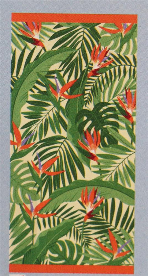 Bouton Strandtuch Tropical Dschungel in Grün, B/H: 76 x 152 cm - Bild 1