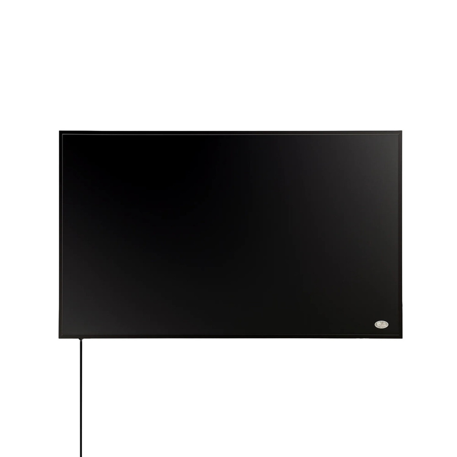 Könighaus Infrarotheizung Black Edition 450 W in Schwarz mit Kabelausgang quer rechts - Bild 2