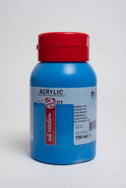 Talens Art Creation Acrylfarbe Primärzyan 750 ml - Bild 1