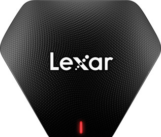 Lexar LRW500URB USB 3.2 Gen 1 Type-C Kartenleser für MicroSD, SD, SDHC und SDXC in Schwarz - Bild 1