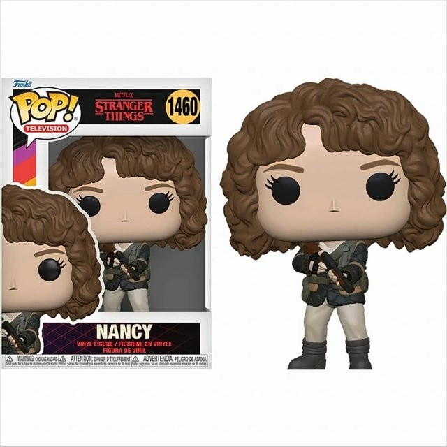 Funko Stranger Things Nancy with Shotgun Vinyl Figur - Bild 1