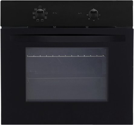 PKM Einbau-Backofen F7-2B in Schwarz mit Ober-/Unterhitze und Grill, B/H/T: 59,5 x 59,5 x 50 cm - Bild 1