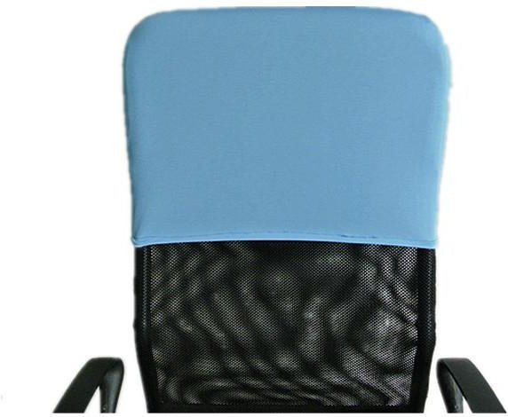 Staubdichte Rückenlehnen-Schutzhülle für Bürostühle und Gaming-Stühle, elastische Überwurfhülle in Blau, B/H: 28 x 48 cm - Bild 1