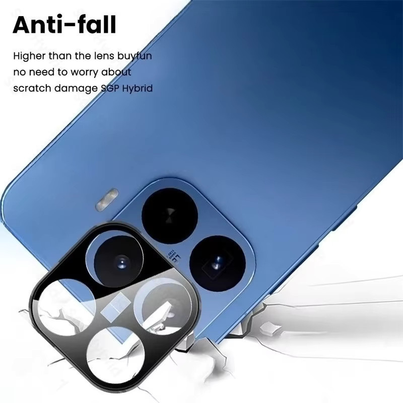 Schwarze 9H 3D Gebogene Linsenschutzfolie aus gehärtetem Glas für Xiaomi 17T und 17T Pro, Kratzfest und Transparent - Bild 2