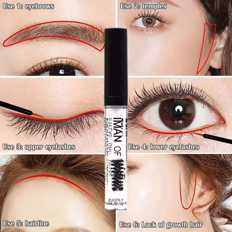 Wimpernwachstums-Gel, transparent, Unisex - Bild 4