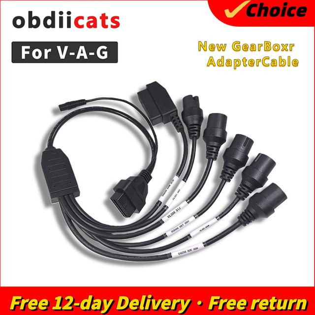OBDIIVCI VAG Getriebe Adapter Kabel Schwarz für DQ250 DQ200 VL381 zum Lesen und Schreiben - Bild 1