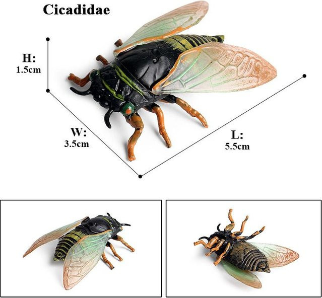 Oenux Insekten Tiermodell, Actionfiguren, Lernspielzeug, ab 3 Jahren - Bild 1