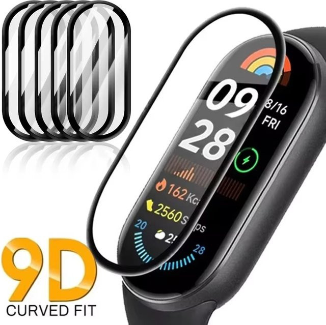 Xiaomi Displayschutzfolie für Mi Band 9 10, flexibler und kratzfester Schutzfilm in Transparent - Bild 1
