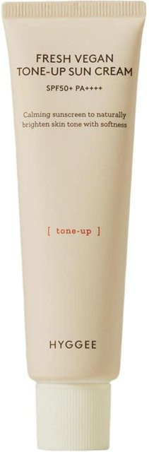HYGGEE Tone-Up Sonnencreme, 50 ml, LSF 50+ - Bild 1