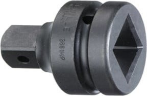 Stahlwille Reduzierstück Innen-4kant 1" (25mm) auf Außen-4kant 3/4" aus Edelstahl in Schwarz - Bild 1