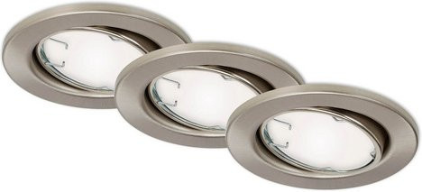 Briloner Einbauleuchte FIT MOVE LED, silberfarben, Durchmesser: 8,6 cm, 4,9 W, dimmbar - Bild 1