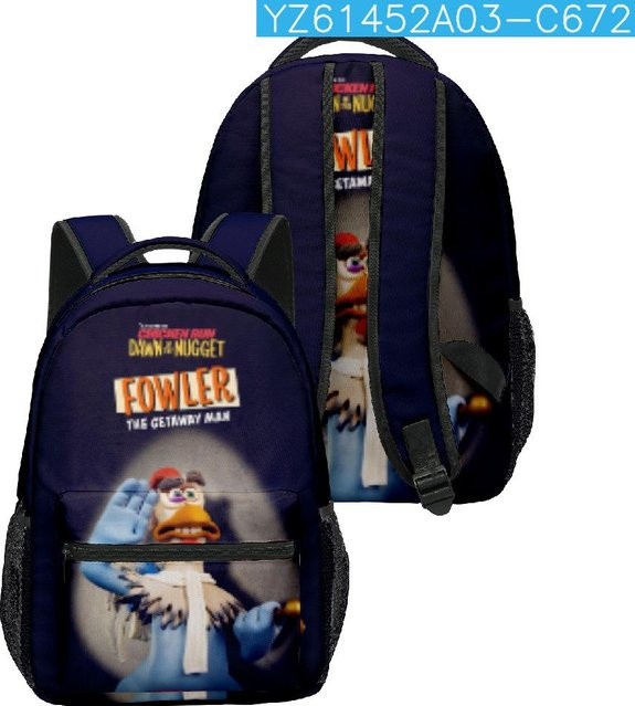 Fancy Style Studio Schulrucksack mit 3D-Druck für Jungen und Mädchen, wasserdicht aus Oxford-Material, Blau - Bild 1