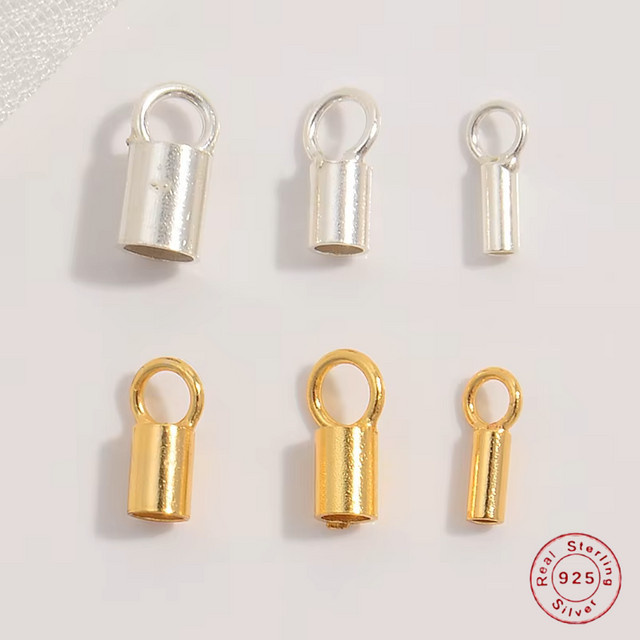 LICHENG Endtipps Verschluss, 925 Sterling Silber, für DIY Armbänder, Halsketten - Bild 1
