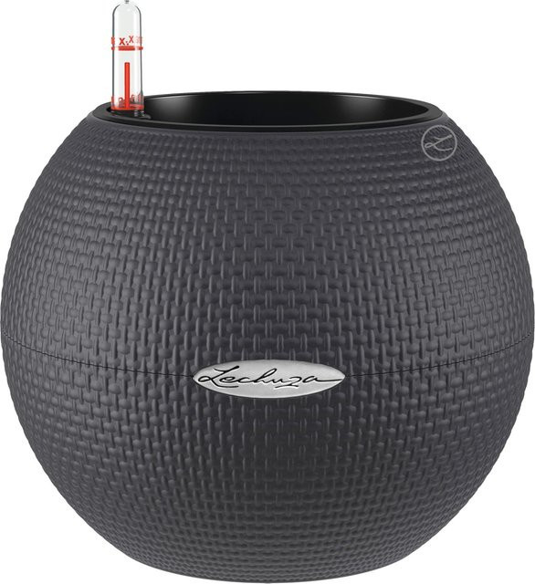Lechuza Pflanzgefäß Puro Kugel Schiefergrau Durchmesser: 20 cm, Höhe: 16 cm - Bild 1