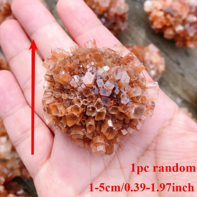 Aragonit-Kristallcluster von CrystalHola als natürliche Mineralprobe und Dekosteine für deine Heimdekoration - Bild 2