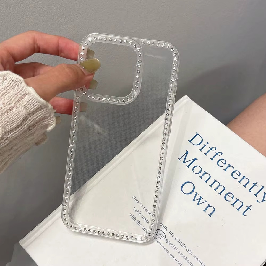 Luxus Diamant Schutzhülle für iPhone 17 Pro Max, transparente stoßfeste Abdeckung - Bild 4
