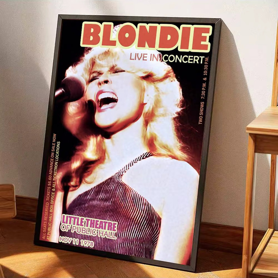 Potdemiel Punk Rock Poster Blondie Wandkunst in Multicolor, Breite: 10 cm, Höhe: 15 cm - Bild 6
