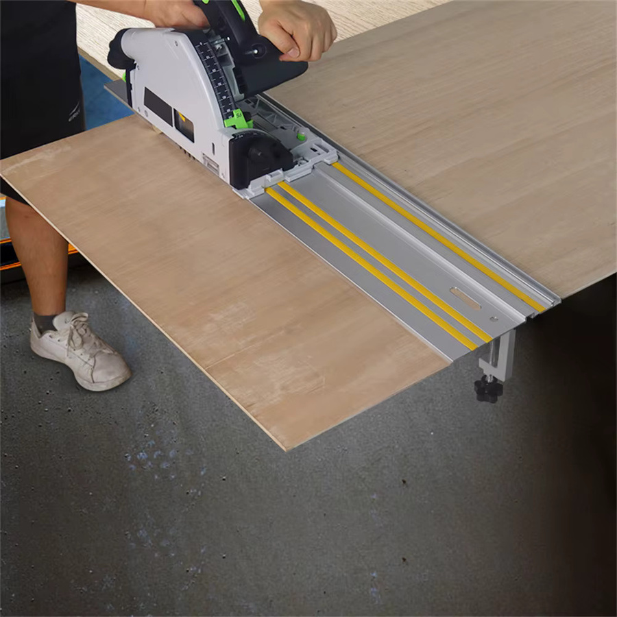 XIUYI Universal-Kreissägenführungsschiene als Verlängerungsschiene für Festool-Kreissägen, Farbe: Silber, Länge: 800 mm oder 1400 mm - Bild 3