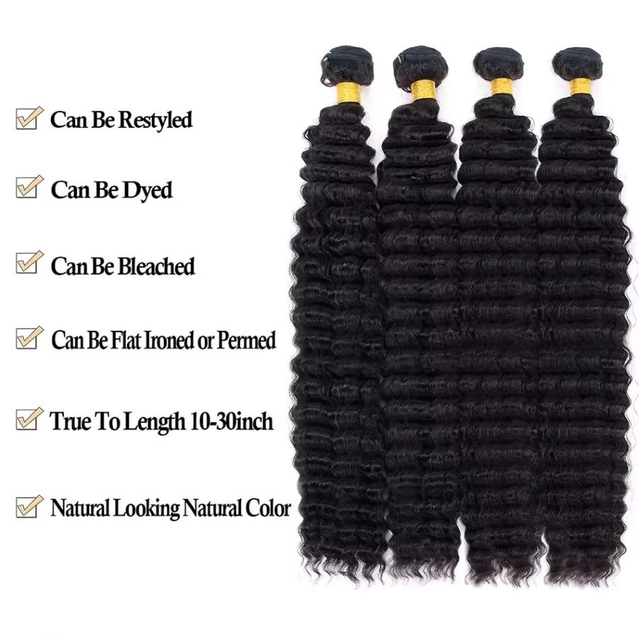 Cheetahbeauty Rohhaar-Extensions Tissage, tiefgelocktes Echthaar, 50 g, Damen - Bild 4