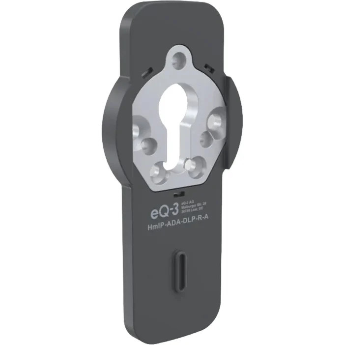 Homematic Adapter Rundrosette Türschlossantrieb HmIP-ADA-DLP-R-A Halterung in Anthrazit, Grau oder Weiß - Bild 1